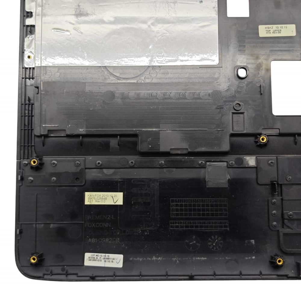 2.EL - Orjinal Defolu Samsung NP-R540 NP-RV510 NP-R538 NP-R525 Notebook Klavye Üst Kasa + Hoparlör