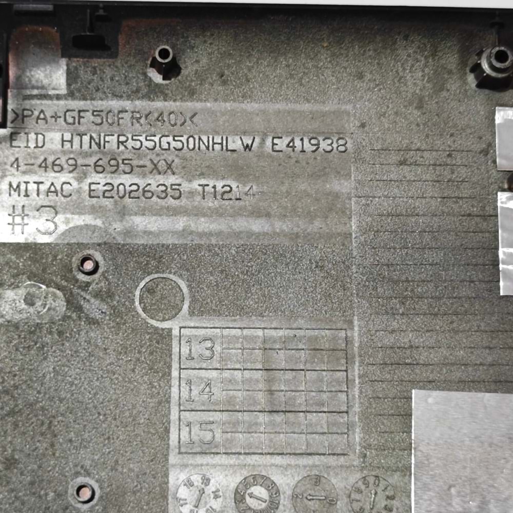 2.EL - Orjinal Sony Vaio Fit 15A SVF15A Notebook Alt Kasa Battom Case