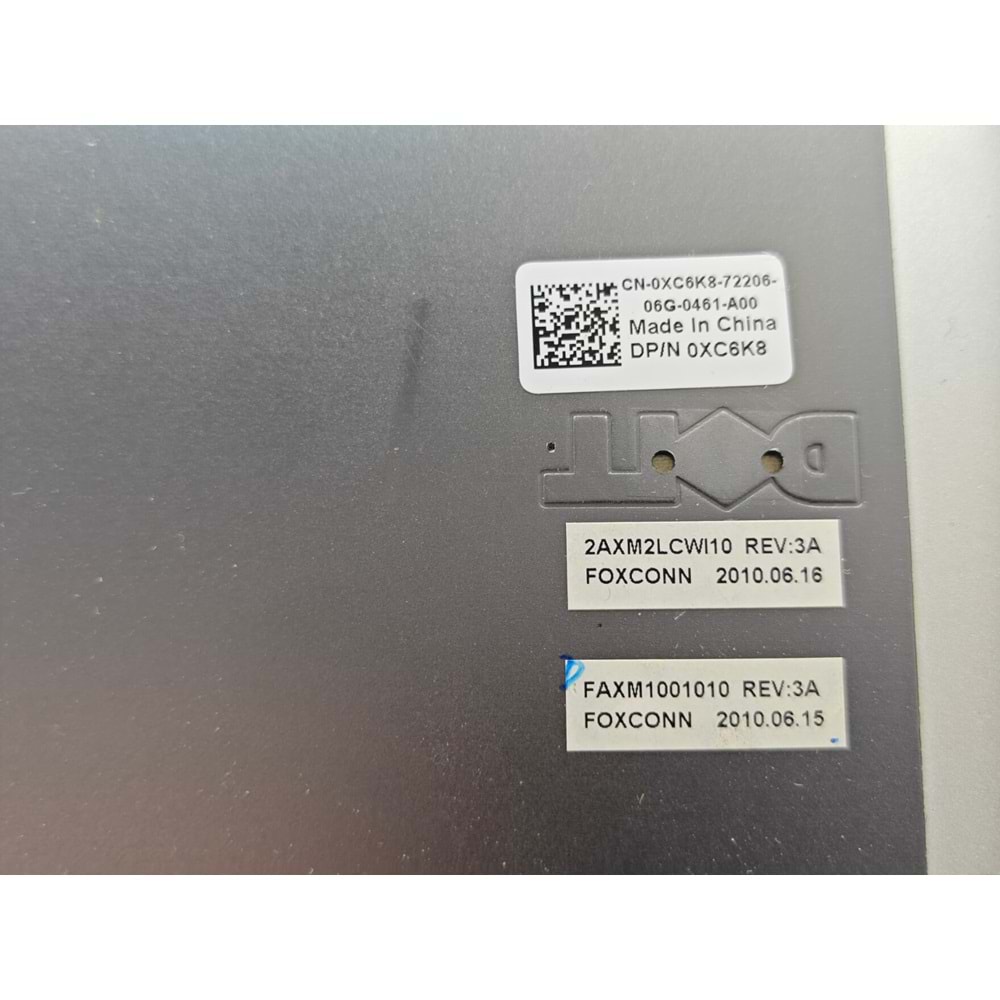 2.EL - Orjinal Dell Precision M6500 Notebook Ekran Arka Kapak Lcd Cover