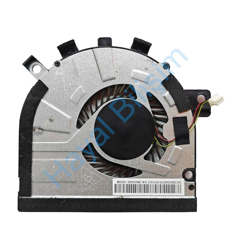 2.EL - Orjinal Toshiba U50 U50-A M40-A M50-A E55-A Notebook 3 Pin Cpu Fan - DC28000DTA0