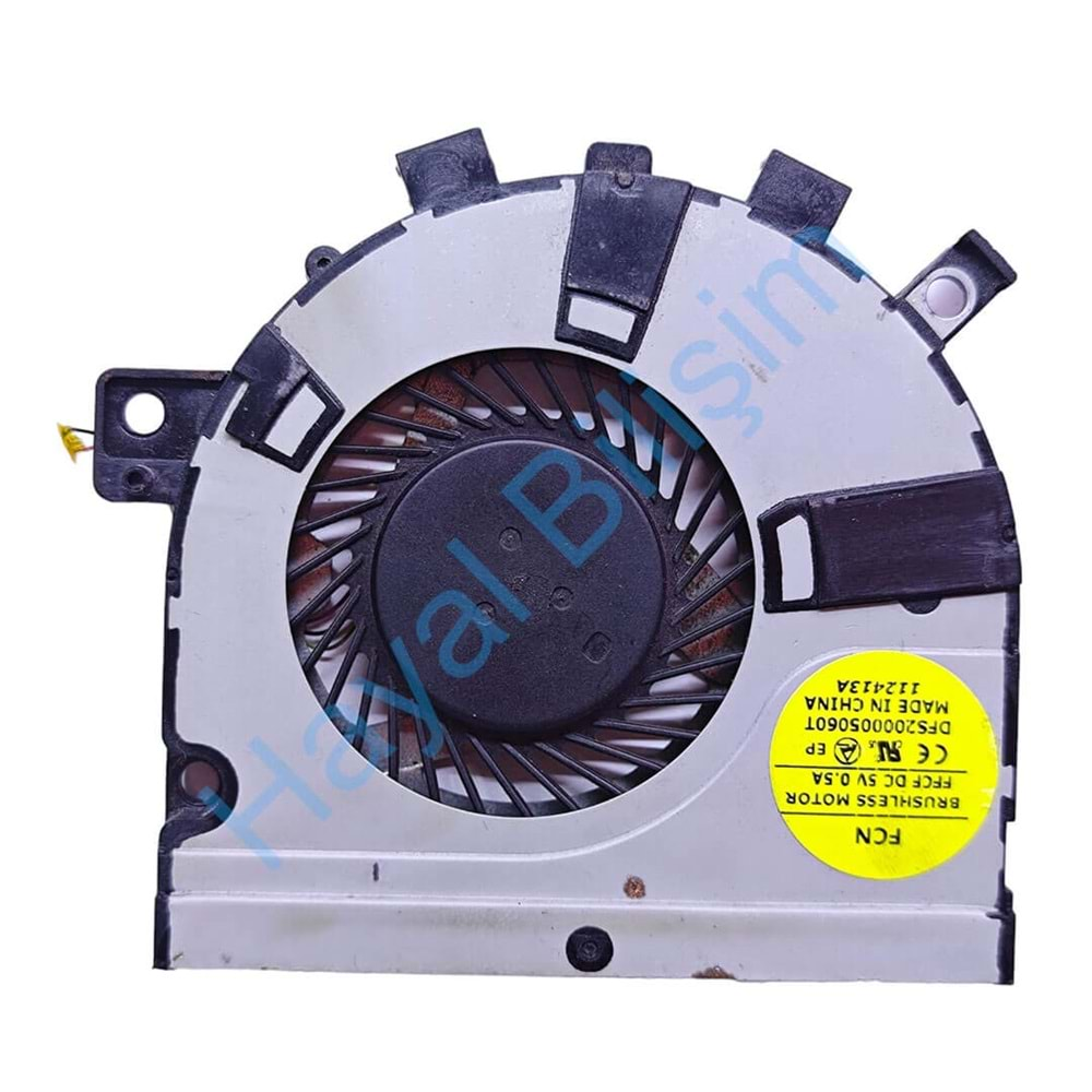 2.EL - Orjinal Toshiba U50 U50-A M40-A M50-A E55-A Notebook 3 Pin Cpu Fan - DC28000DTA0