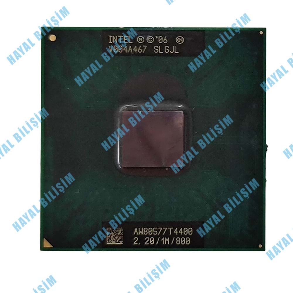 2.EL - Orjinal Intel Pentium Dual Core T4400 2.20Ghz 800Mhz Notebook İşlemci - SLGJL