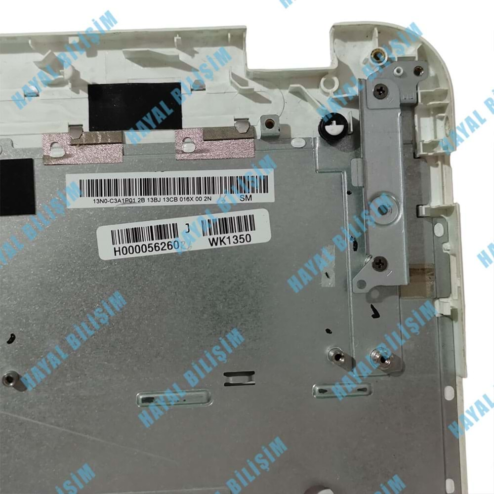 2.EL - Orjinal Toshiba Satellite L50-A S50D-A C55-A Notebook Beyaz Üst Kasa - H000056260