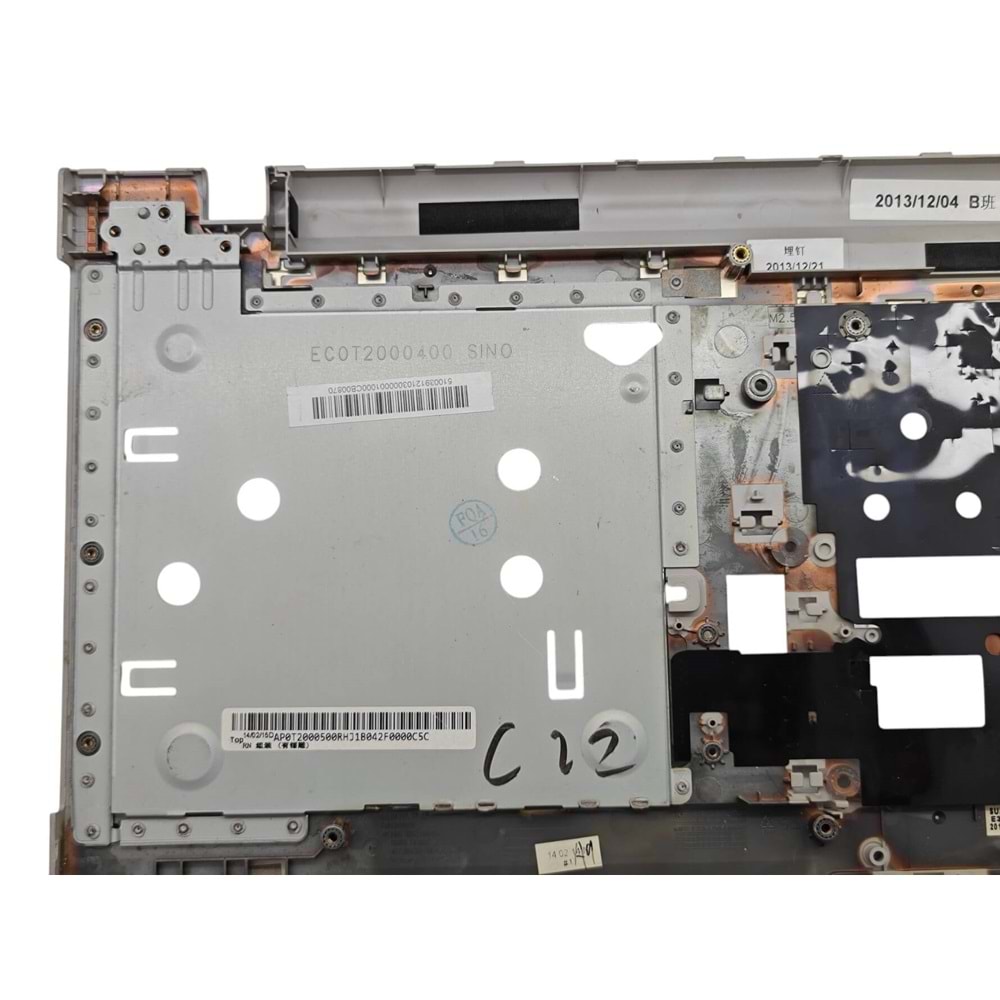 2.EL - Defolu Orjinal Lenovo İdeapad Z510 20287 80A3 Notebook Klavye Üst Kasa