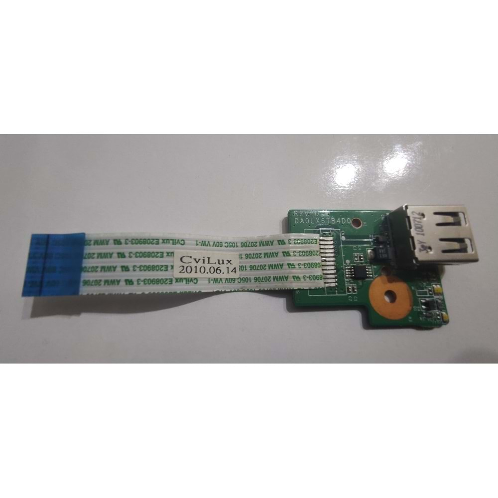 2.EL - Orjinal Hp Pavılıon DV6-3000 Serisi Usb Kart & Flex Kablo - 36LX6UB0000