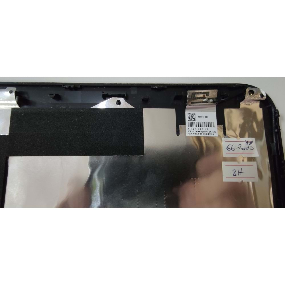 2.EL - Orjinal HP Pavilion G6 G6-2000 R36 Serisi Ekran Arka Kapak Lcd Cover A Cover SİYAH - 681805-001 684164-001