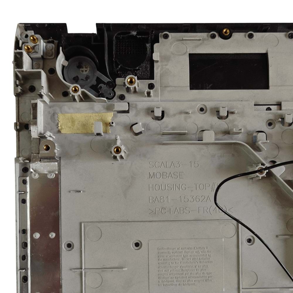 2.EL - Orjinal Samsung NP300E5A NP300E5C NP305E5A NP3530EC Füme Notebook Klavyeli Üst Kasa