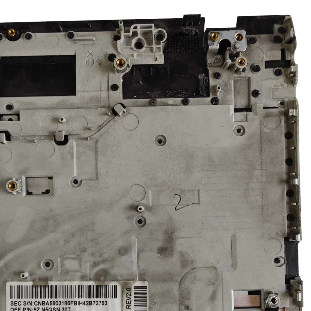 2.EL - Orjinal Samsung NP300E5A NP300E5C NP305E5A NP3530EC Füme Notebook Klavyeli Üst Kasa