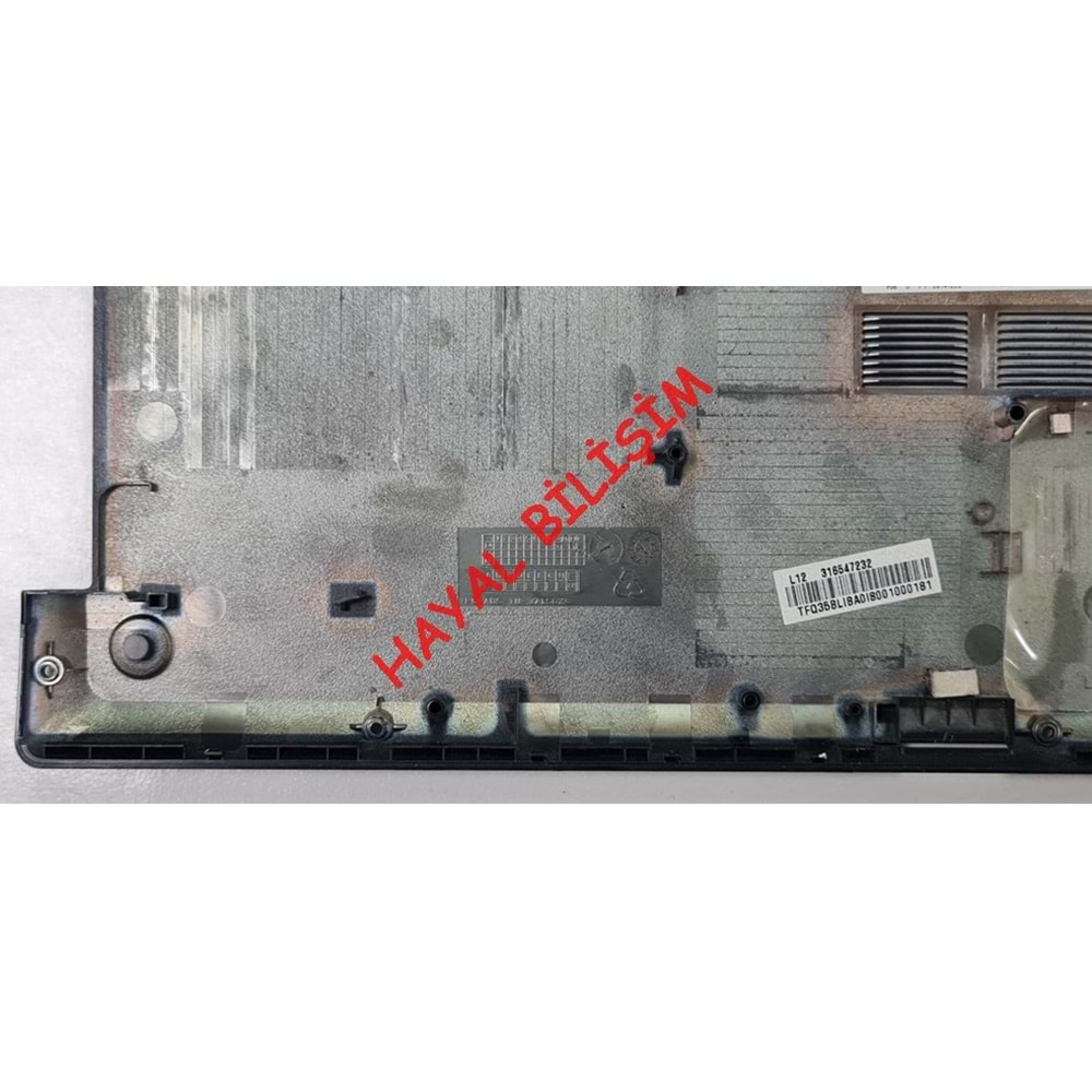 2.EL - Orjinal Toshiba Satellite L50 L55 L50-B L55-B Siyah Alt Kasa - A000300770