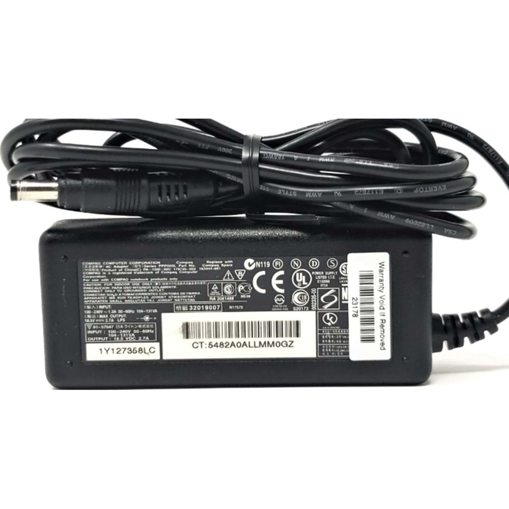 + 2. EL - OEM Hp 18.5V 2.7A 4.8*1.7MM AC NOTEBOOK ADAPTÖR ŞARJ ALETİ