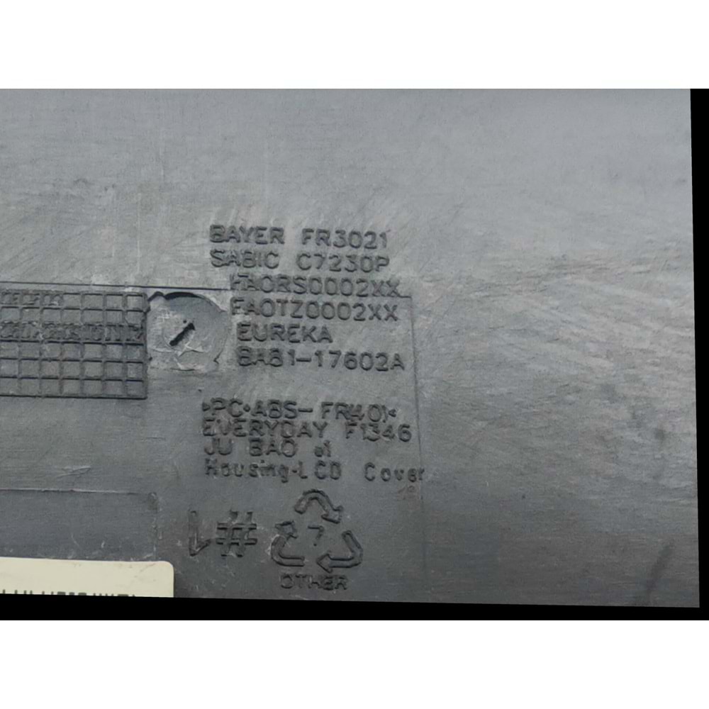 2.EL - Orjinal Samsung NP350E5C NP355E5C NP365E5C NP350V5C NP355V5C Notebook Ekran Arka Kapak Lcd Cover