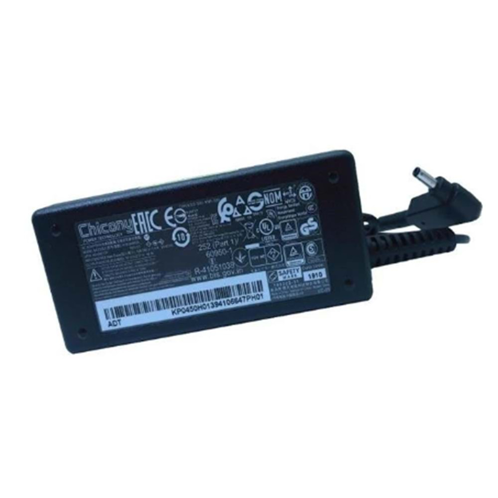 + 2. EL - Orijinal Chicony Acer 19v 2.37a 45w 3.0 X 1.0 Mm A18-045n2a A045r072p Notebook Güç Adaptörü Şarj Cihazı