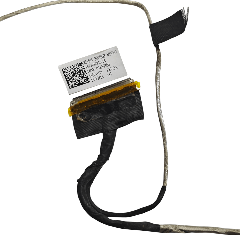 2.EL - Orjinal Asus X555 X555U X555UA K555 K555U 30 Pin Notebook Lvds Ekran Data Flex Kablosu