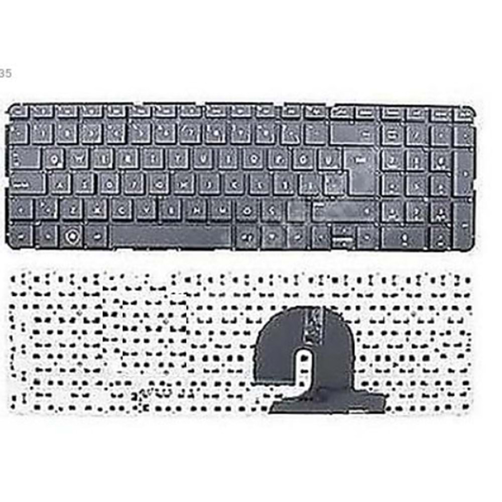 2. EL- Orjinal HP Pavilion ALMANCA DV7-4000 AELX9+00010 608556-DJ1 Notebook Klavye