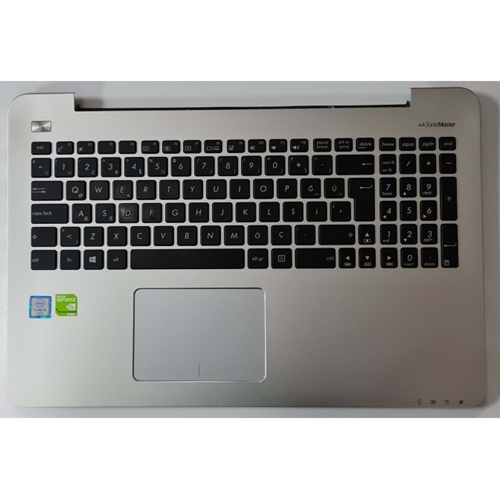 2.EL - Orjinal Asus K555 K555L X555 K555U K555LB K555LN K555UB K555UQ Serisi Orjinal Klavyeli Üst Kasa - 13N0-R8A0C01