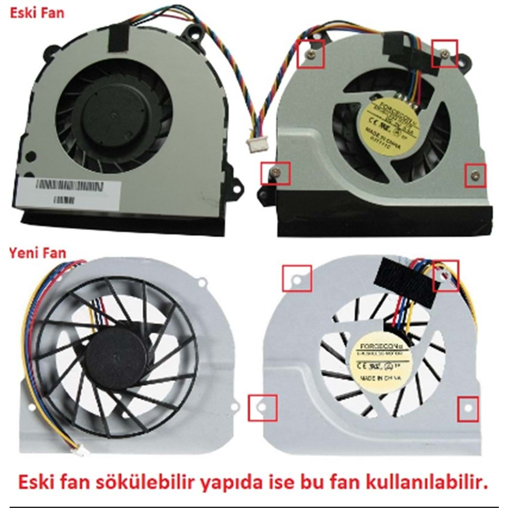 + HYL -Casper H36 H36X Notebook Cpu Fan intel 4 Pin cpu fan (Kapaksız - kasasız) Versiyon 1