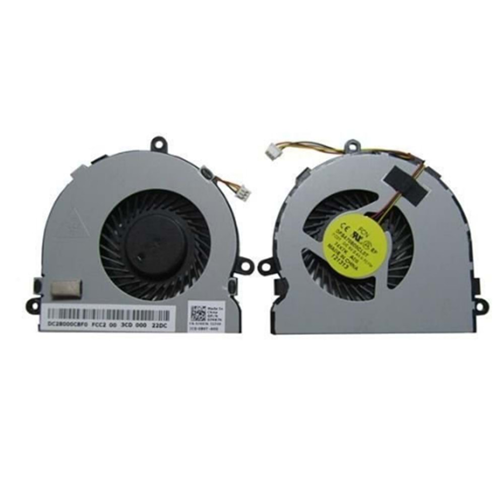 + HYL - Dell Inspiron 15r 3521 5521 3521 3537 3721 3737 5521 5537 5721 5735 5737 DC28000C8S0 074X7K 3 PIN Cpu Fan