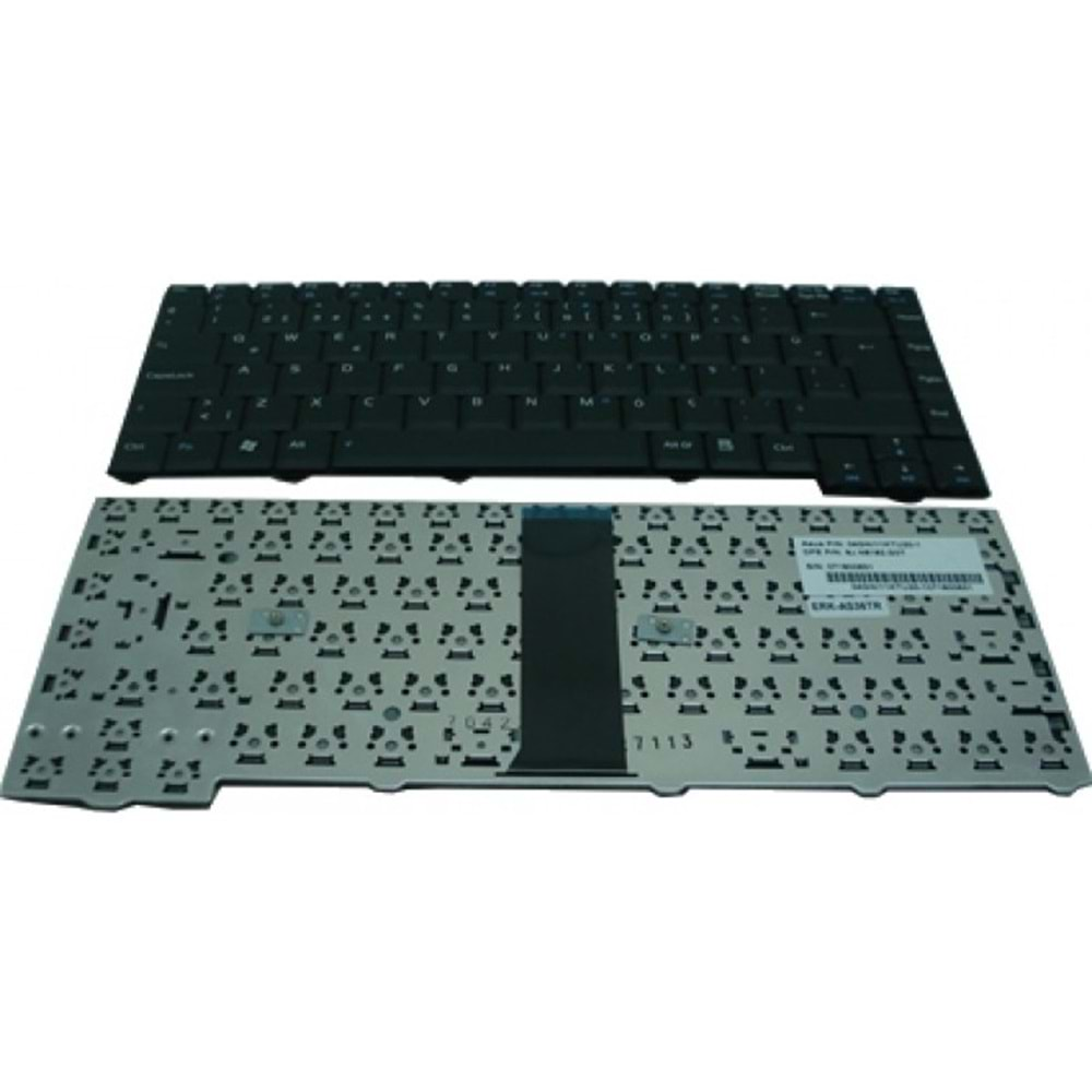 HYLAS105KLV - Asus F3 F3A F3E F3H F3J F3JC F3JF F3JM F3JP F3JR F3JV Z53F Serisi Türkçe Notebook Klavyesi (Flex Kablosu 28 pin) - K012462A1 9J.N8182.G0G 04GNI11KTU40 04GNI11KUS20-1