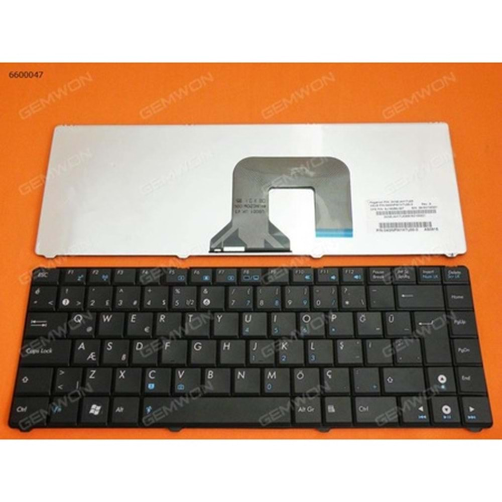 HYLAS106KLV- Asus N20 N20a N20h S121 S121e Türkçe Notebook Klavyesi-9j.N0z82.00t