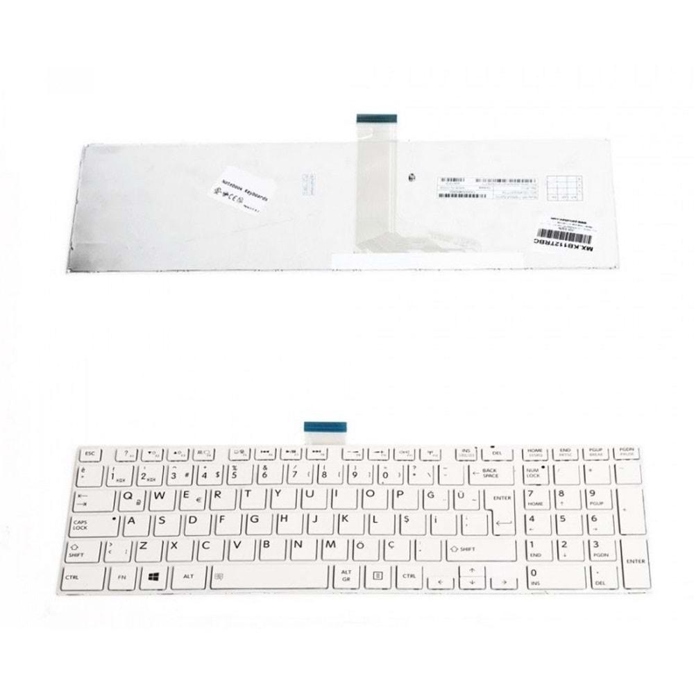 HYLTS107KLV -Toshiba Satellite Beyaz L850 L855 L855d L870 L870d C850 C855 C855d C870 C870D P850 P850D P855 P855D L870 L870D L875 L875D Türkçe Notebook Klavye