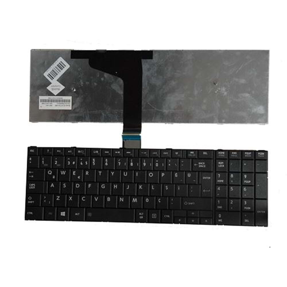 HYLTS111KLV - Toshiba Satellite Siyah C50 C55 C50D C55D C50-A C55-A C55D-A C55T-A S50 S55 S55D L50-A L55-A L55D-A L55 L50 L55 L55D L50 L50D S50 S50D S50T S50DT P50 P50T Türkçe Notebook Klavye