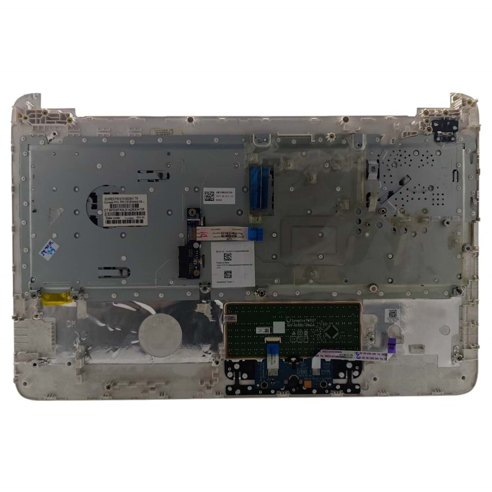 2.EL - Orjinal HP Pavilion 15-AC 15-AF 15-AY 250-G4 250 G5 255-G4 256-G4 Beyaz Notebook Klavyeli Üst Kasa