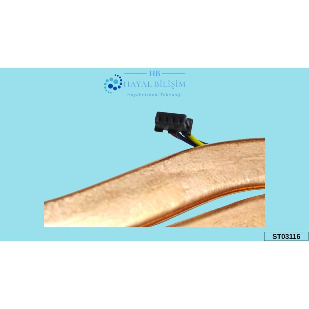 2.EL - Orjinal Asus N552 N552V N552VX 552VW Notebook Bakır Soğutucu Cpu Fan
