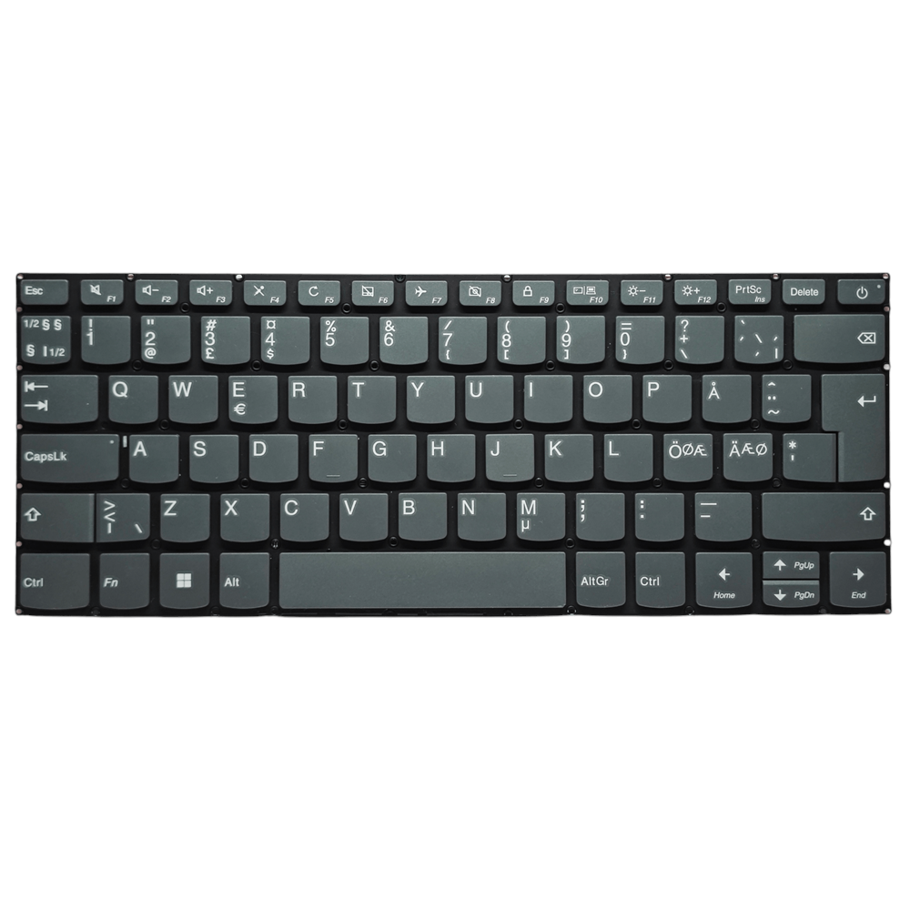 2. EL - Orjinal Lenovo Ideapad Slim 1 14AST05 1 14IGL05 1 14ADA05 Notebook Yabancı Dil Klavye