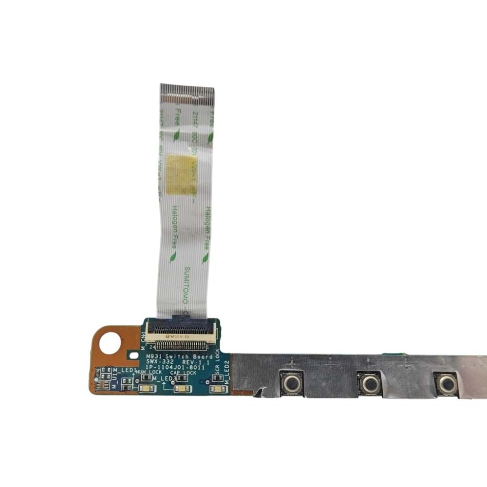 2.EL - Orjinal Sony Vaio VPCF1 PCG-81212M Notebook Üst Panel Medya Tuşları