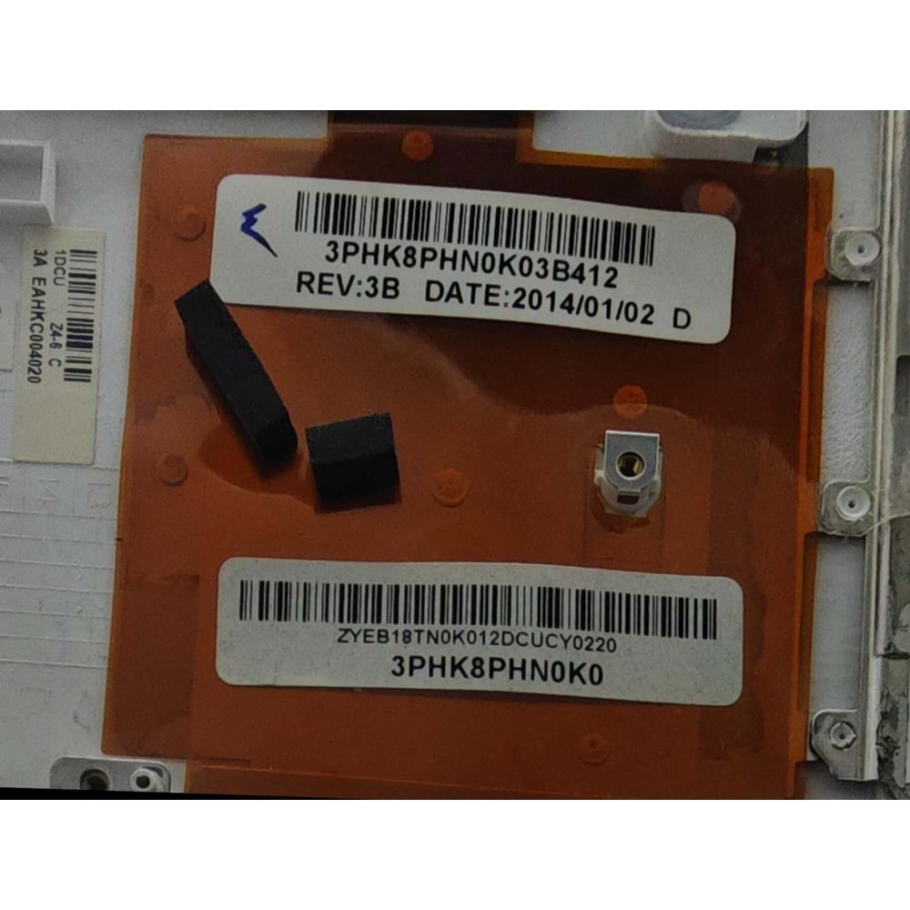 2.EL - Orjinal Sony Vaio Svf14 Svf142 Svf1421 Notebook Beyaz Üst Kasa