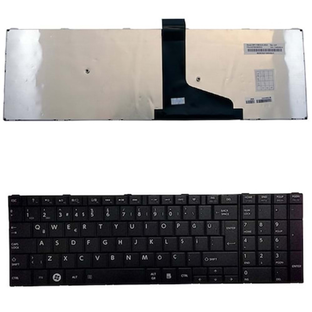 HYLTS118KLV - Toshiba Satellite S50 S55 S55D L50-A L55-A L55D-A L55 L50 L55 L55D L50D S50 S50D S50t S50Dt M50-A M50T Türkçe Notebook Klavye