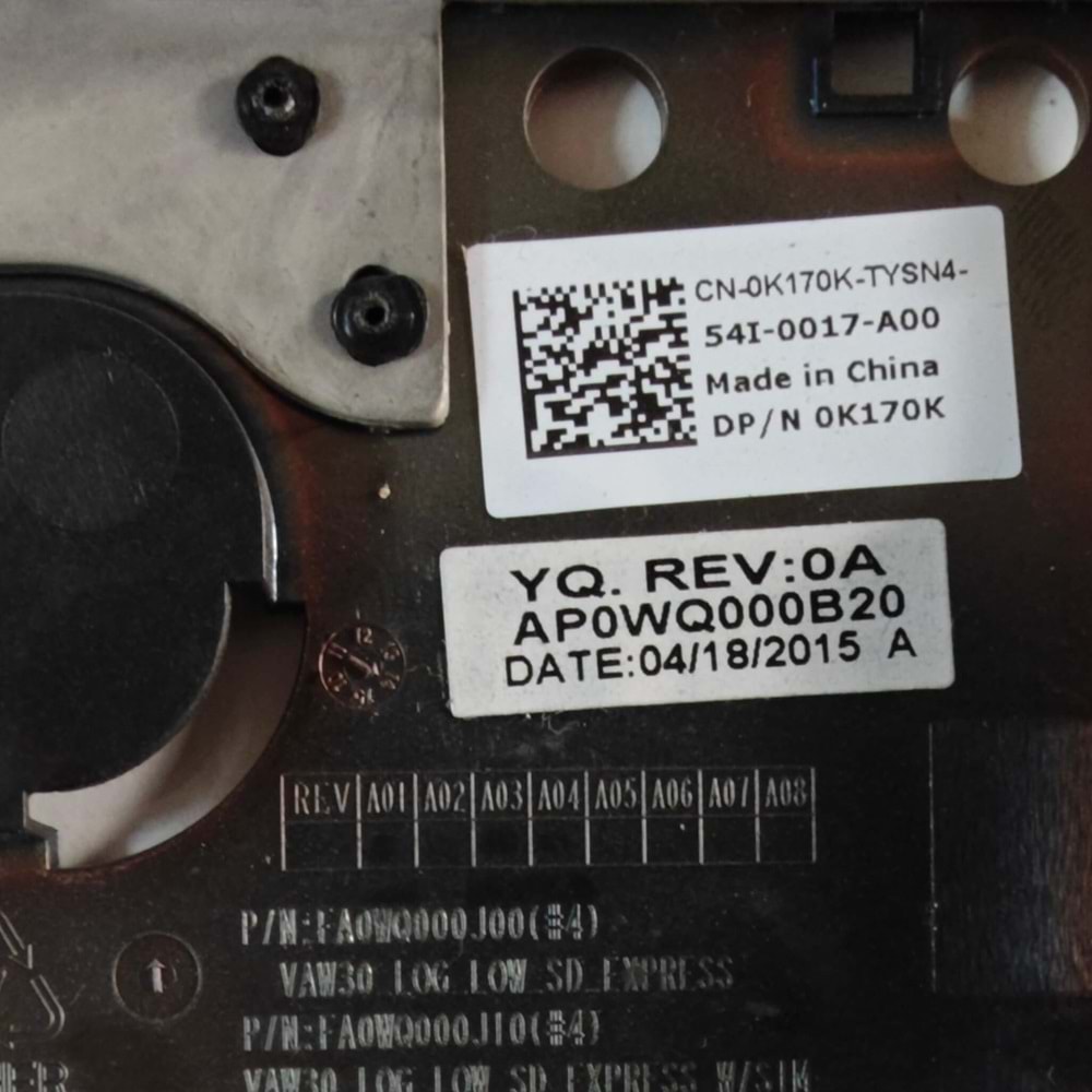 2.EL - Orjinal Dell Latitude E5440 Notebook Alt Kasa