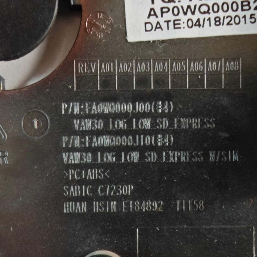 2.EL - Orjinal Dell Latitude E5440 Notebook Alt Kasa