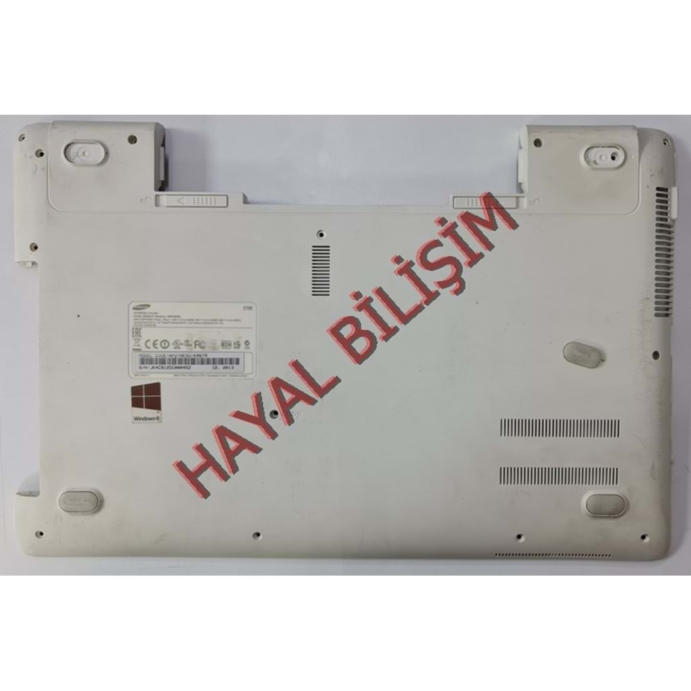 2.EL - Orjinal Samsung NP270E5E NP300E5E NP275 Beyaz Notebook Alt Kasa