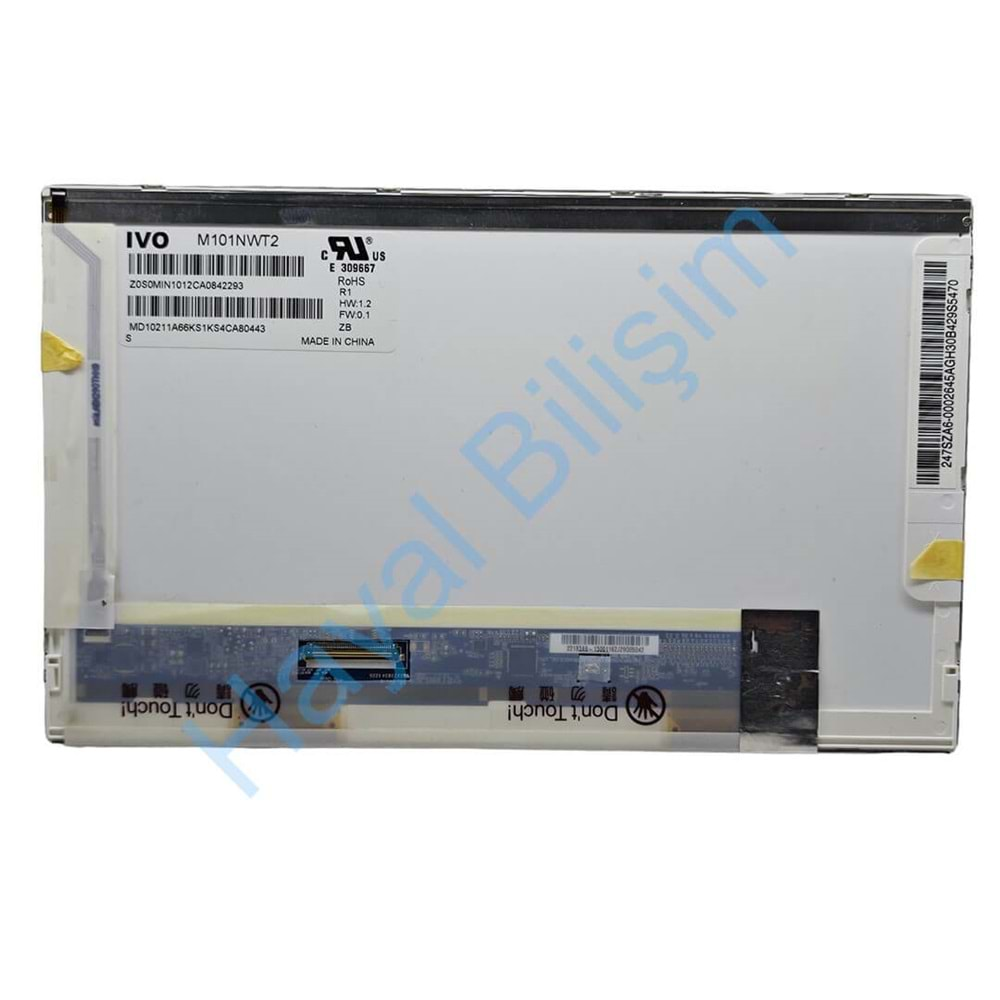 2.EL - Orjinal 10.1 40 Pin Sol Soket Led Notebook Lcd Panel Ekran