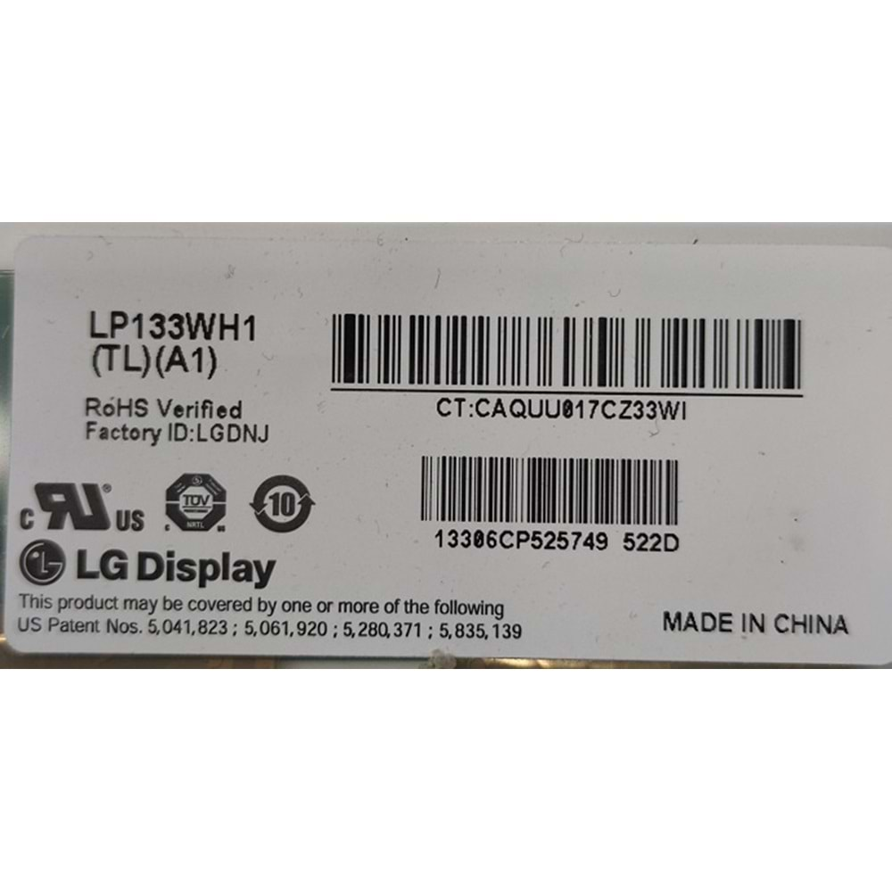 2.EL - Orjinal Lg Display 13.3