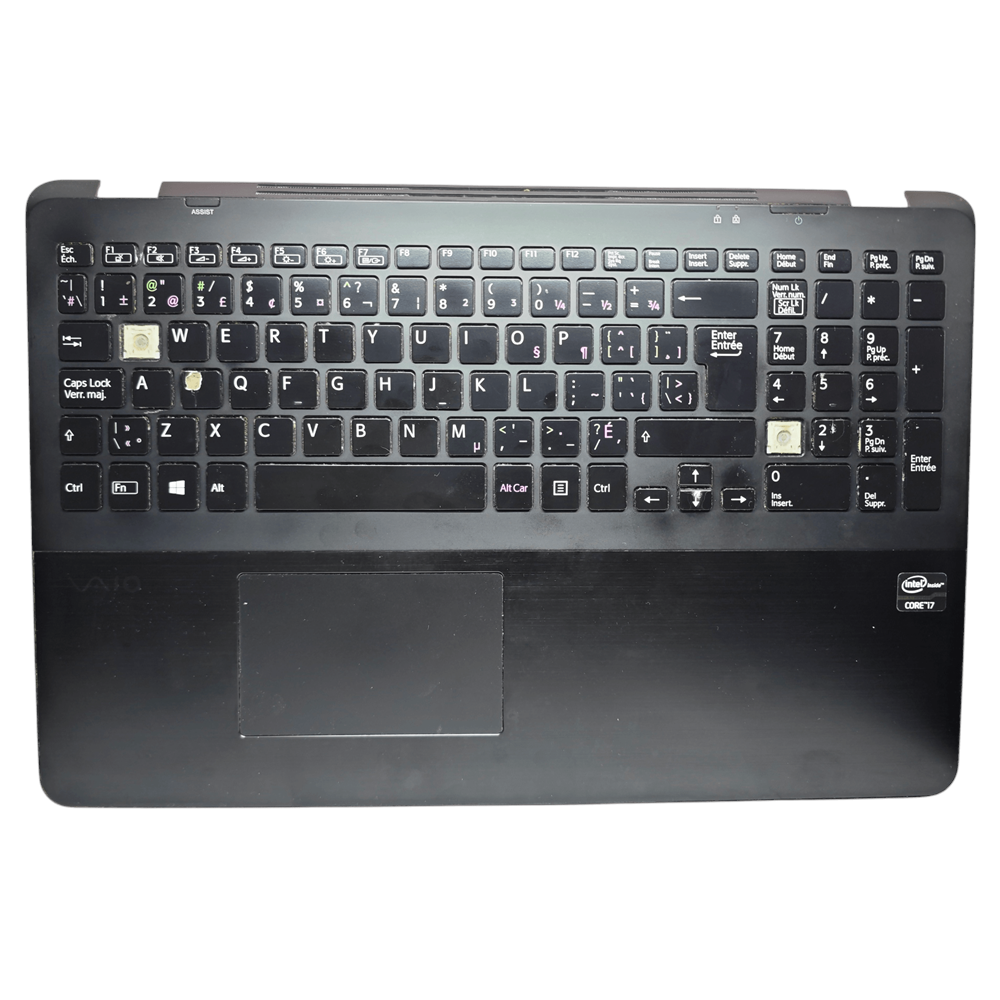 2.EL - Orjinal Sony Vaio Fit 15A SVF15A Notebook Klavye Dahil Üst Kasa