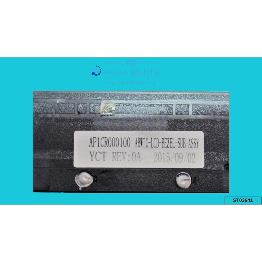 2.EL - Orjinal Hp Envy 17-N 17-R TPN-C123 Notebook Ekran Ön Çerçeve Lcd Bezel