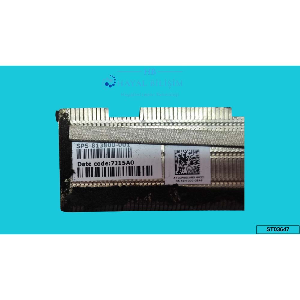 2.EL - Orjinal Hp Envy 17-N 17-R TPN-C123 Notebook Bakır Soğutucu