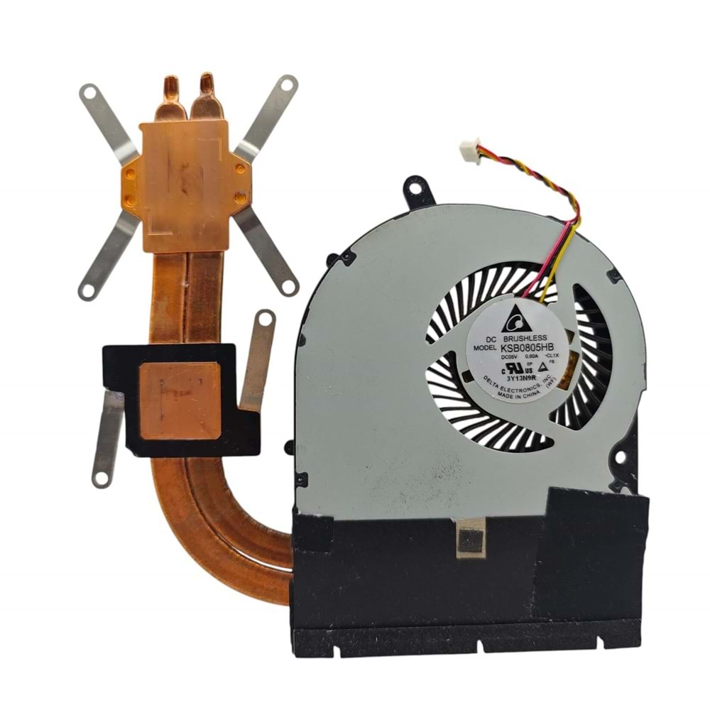 2.EL - Orjinal Toshiba Satellite P50-A L50-A Notebook Cpu Fan Bakır Soğutucu
