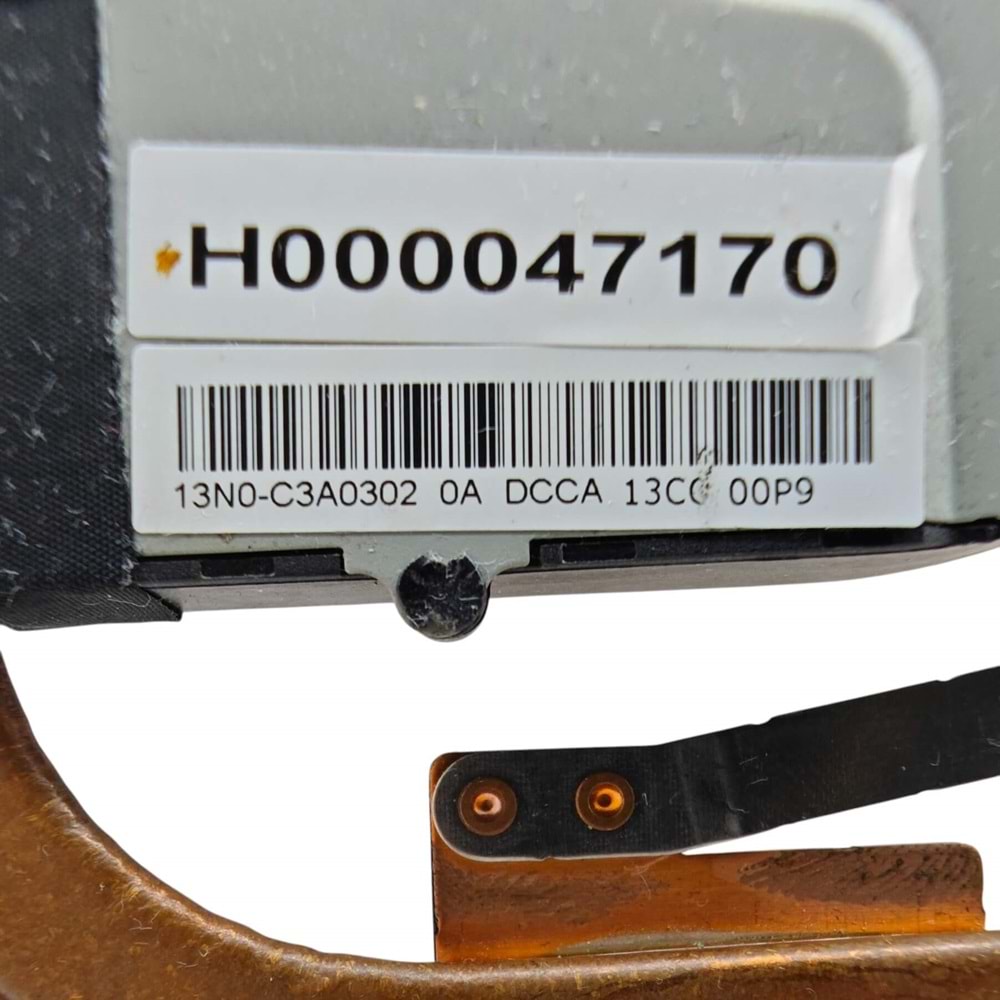 2.EL - Orjinal Toshiba Satellite P50-A L50-A Notebook Cpu Fan Bakır Soğutucu