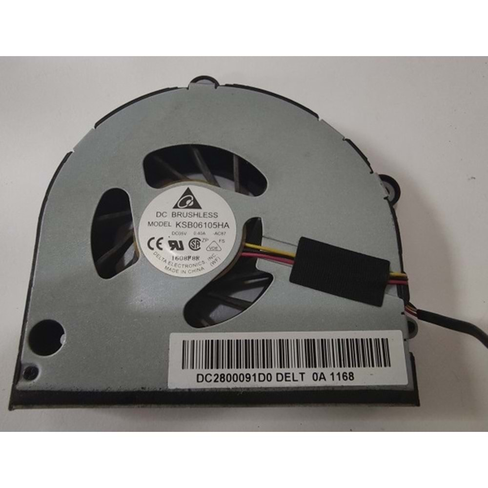 2.EL - Orjinal Toshiba Satellite C660 C660D A660 A665 A665D L675D L670 P755 P755D P750 P750D 3 Pin Notebook Cpu Fan - DC2800091D0 DC2800091S0