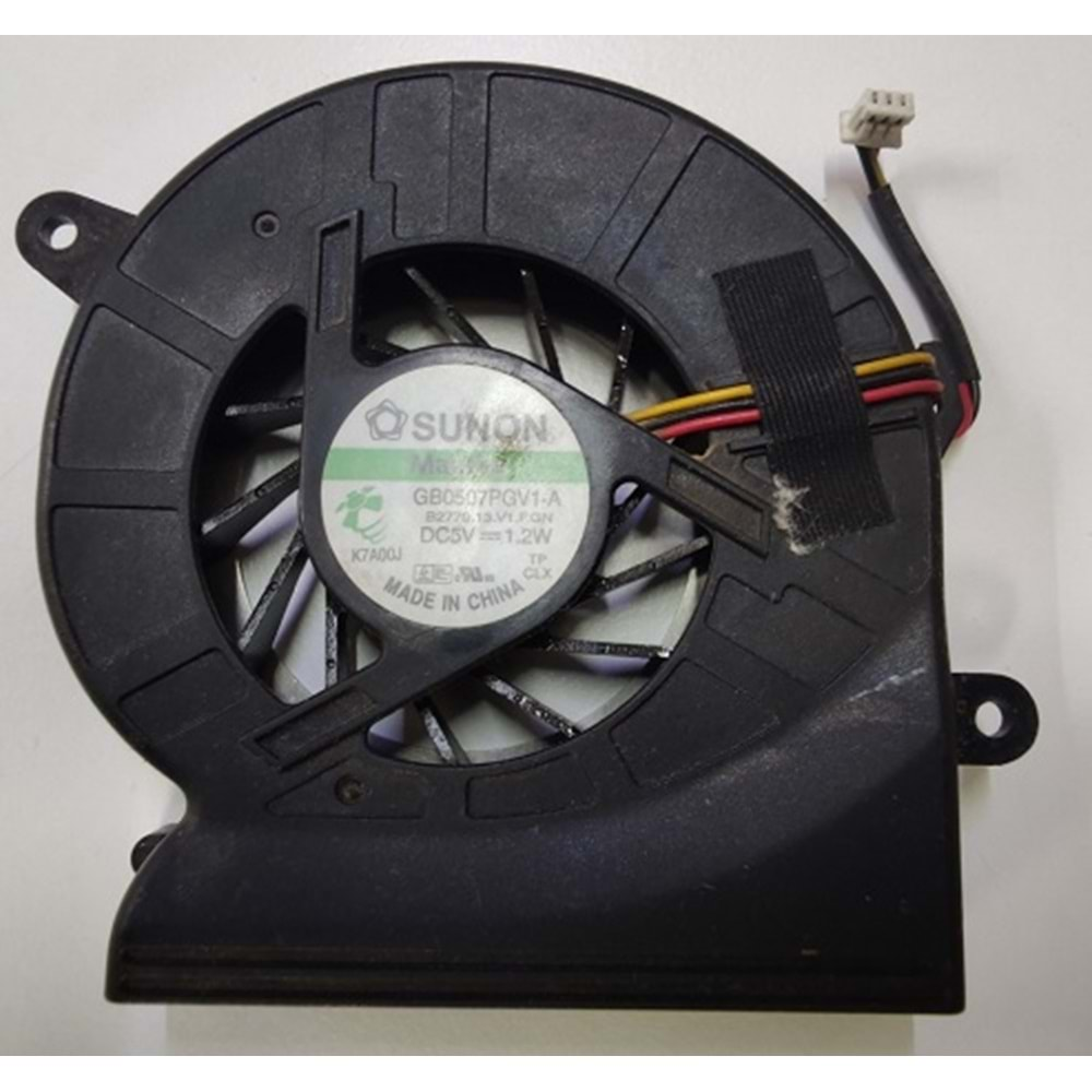 2.EL - Orjinal Packard Bell GP GP2 GP3 GP3W MGP00 MGM00 MGP20 3 Pin Notebook Cpu Fan - DQ5D587H300 GB0507PGV1-A PB89QW0202