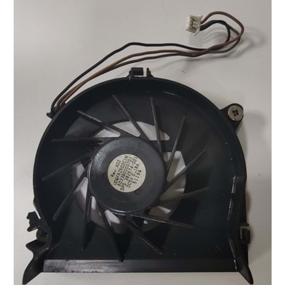 2.EL - Orjinal Hp Compaq NC6120 NC6220 NC6230 NX6110 NX6120 NC8230 NW8240 NX8220 3 Pin Notebook Cpu Fan - UDQFRZR02C1N 6033B0000701 382674-001