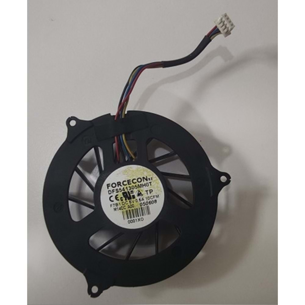 2.EL - Orjinal Dell Studio 1535 1536 1537 1555 1556 1558 PP33L PP33 4 Pin Notebook Cpu Fan - DFS541305MH0T F7B1