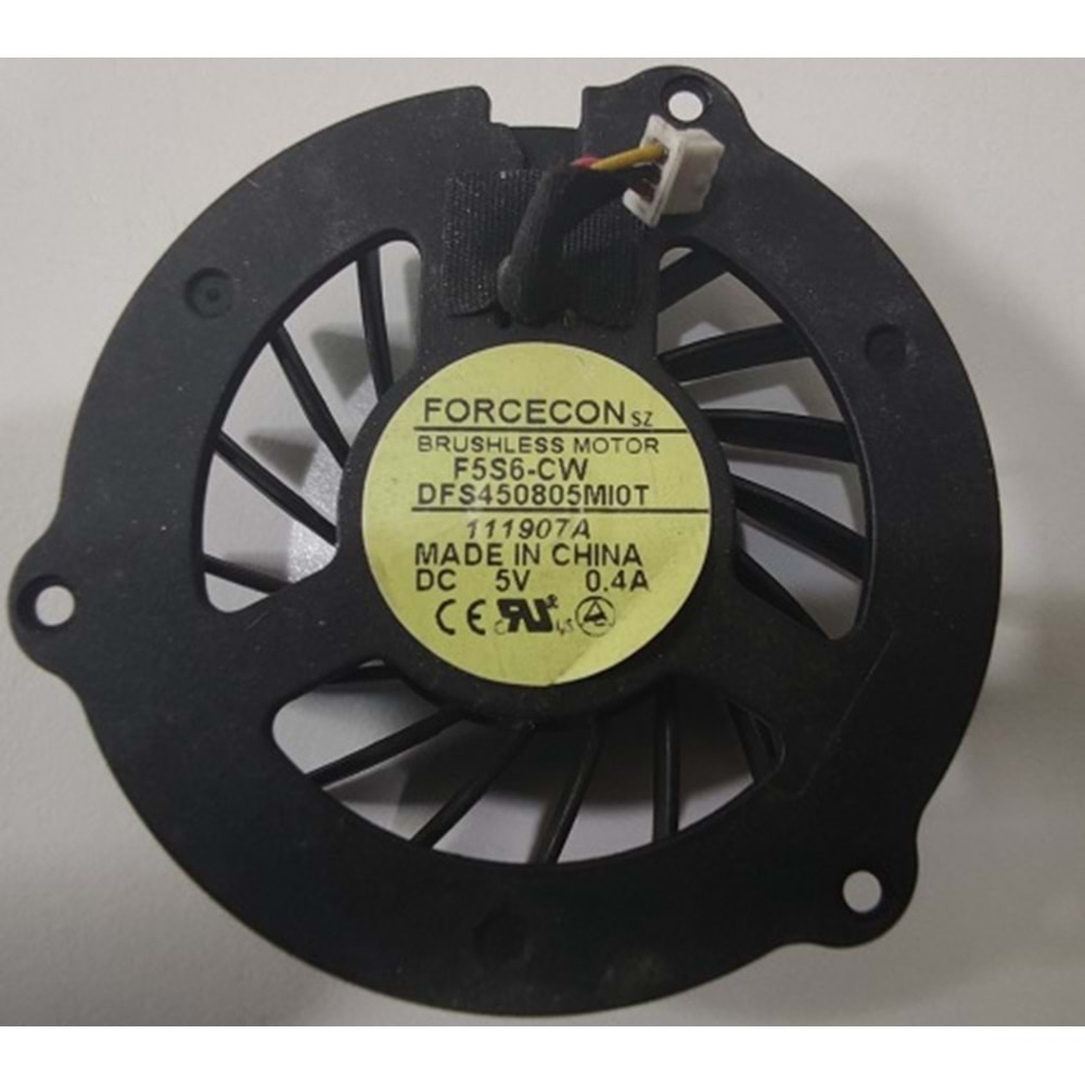 2.EL - Orjinal Hp Pavilion Dv2000 Presario V3000 3 Pin Notebook Cpu Fan - DFS450805MI0T F5S6-CW