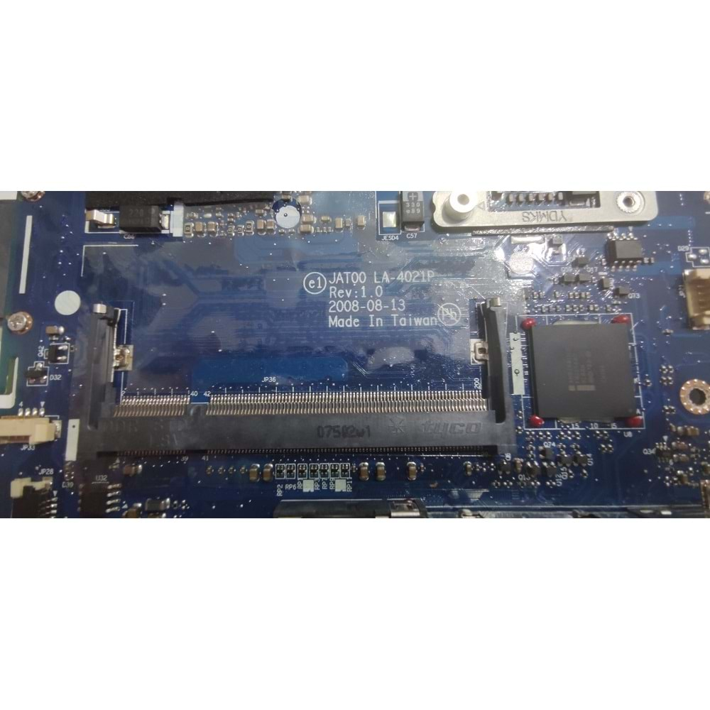 HYL - Orjinal Hp EliteBook 2530P Core 2 Duo SL9400 İşlemcili Çalışan Anakart - JAT00 LA-4021P