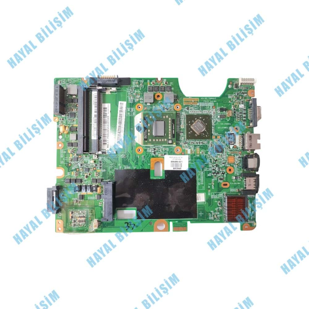 2.EL - Orjinal Hp Compaq CQ60 G60 Serisi Çalışan Notebook Anakart - 48.4J103.051 498460-001 07241-5