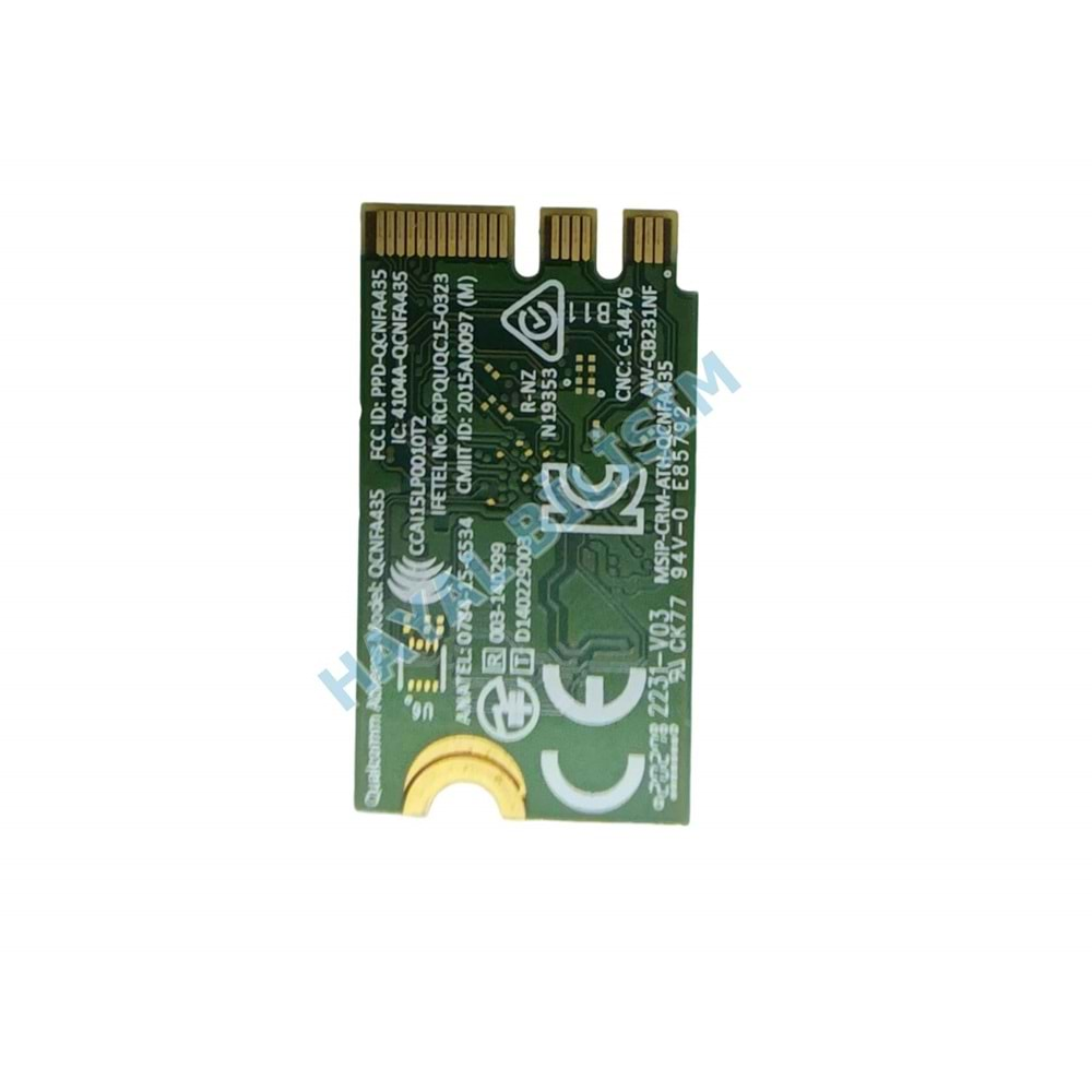 2.EL - Orijinal Qualcomm Atheros AW-CB231NF QCNFA435 2.4 + 5G Notebook Wifi Ağ Kart