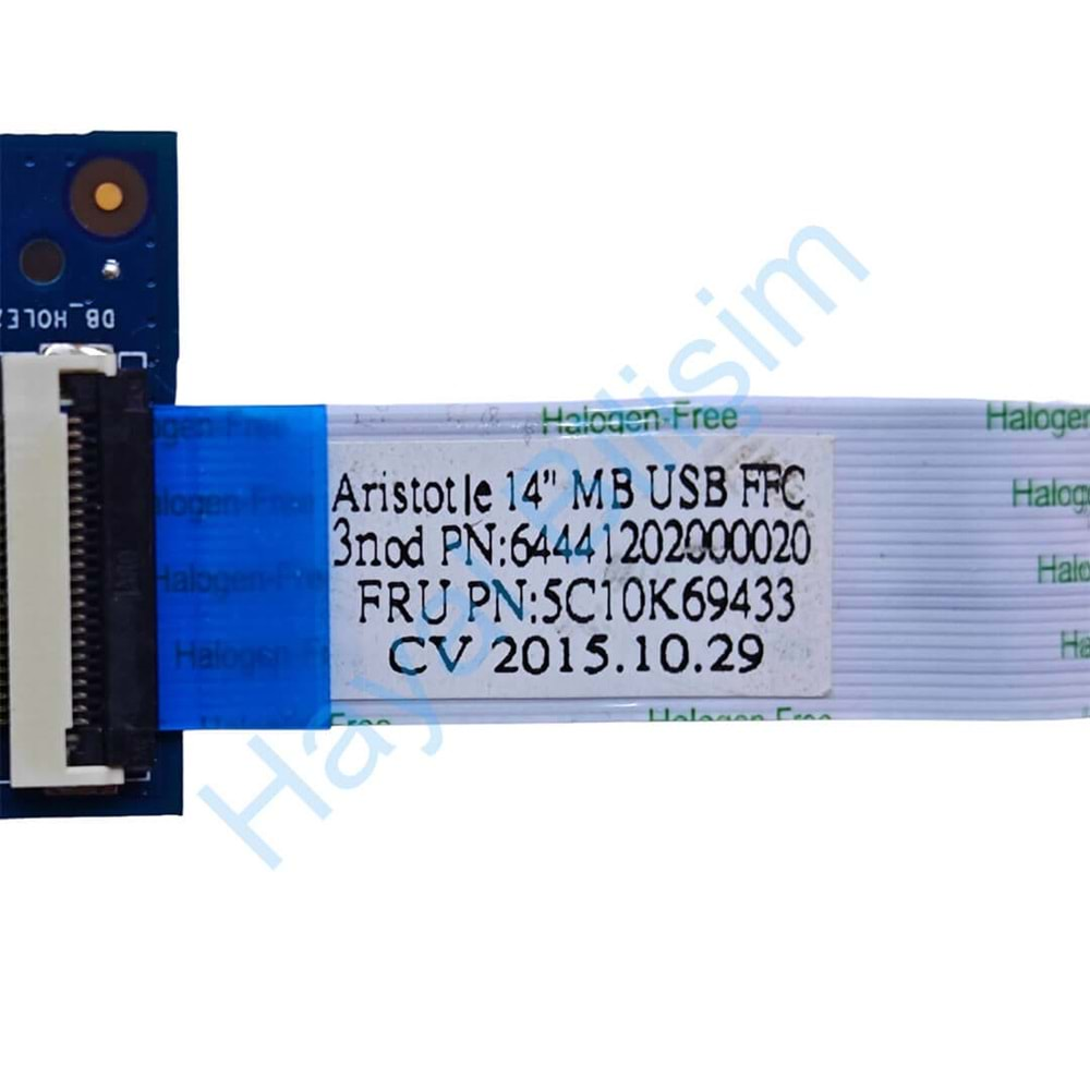 2.EL - Orjinal Lenovo Ideapad 100S-14IBR Usb ve Ses Kart - 431202019010 5C10K69433